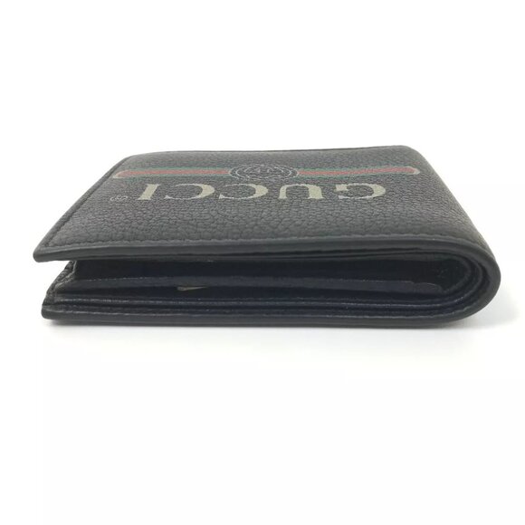 GUCCI 496316 Vintage logo print Compact wallet Folded wallet Unused - Picture 11 of 14